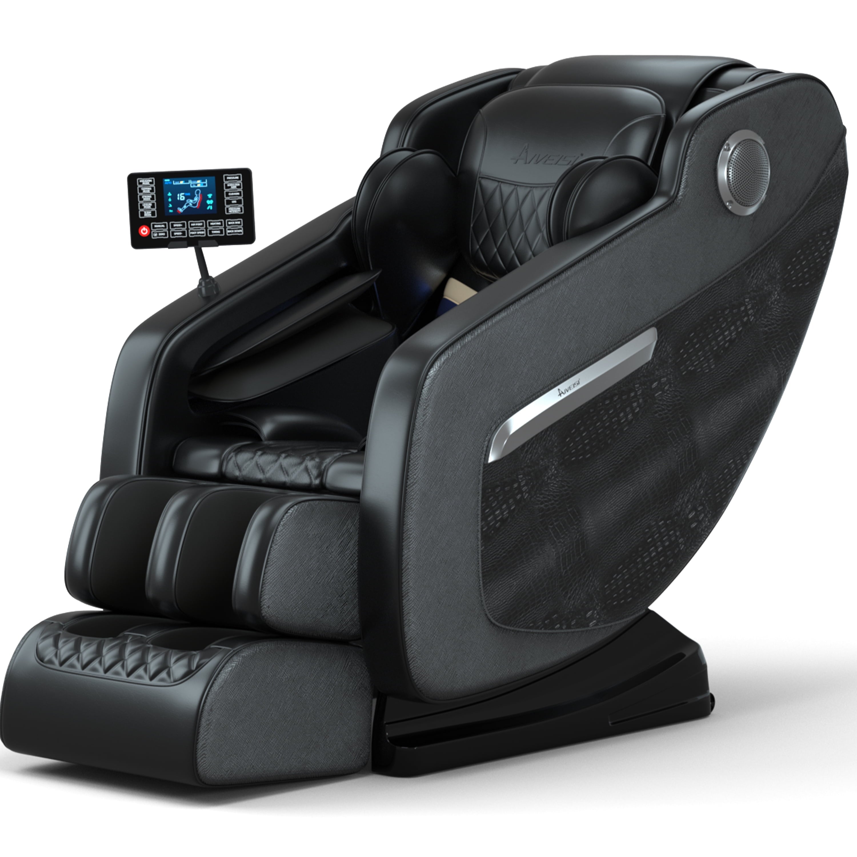 Shiatsu Massage Chair with Zero Gravity Recline, Full Body Air Compression, Heat Therapy, and Extendable Footrest - for Home/Office, Ideal Gift for Relaxation