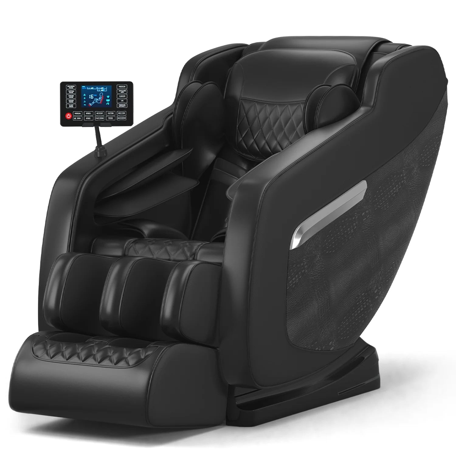 Shiatsu Massage Chair with Zero Gravity Recline, Full Body Air Compression, Heat Therapy, and Extendable Footrest - for Home/Office, Ideal Gift for Relaxation