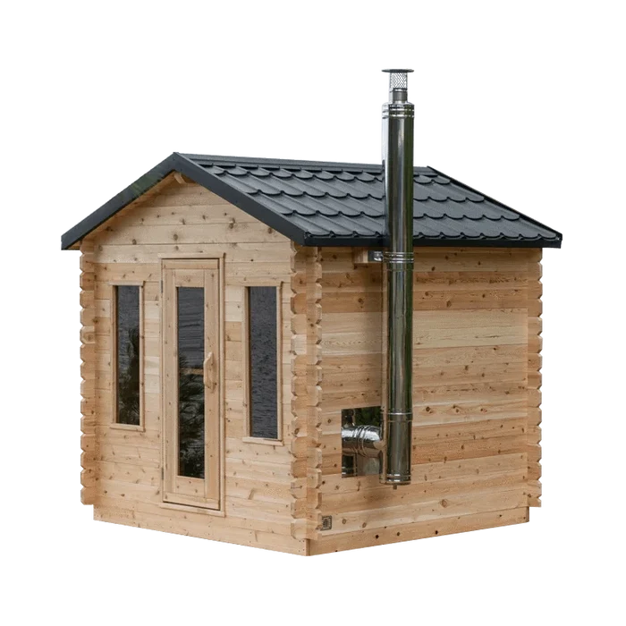 LeisureCraft CT Georgian 6 Person Outdoor Sauna
