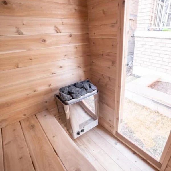 LeisureCraft CT Granby 3 Person Outdoor Sauna