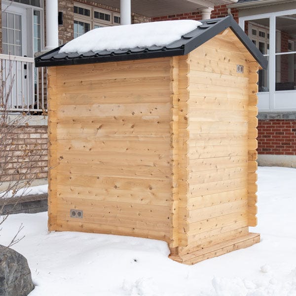 LeisureCraft CT Granby 3 Person Outdoor Sauna