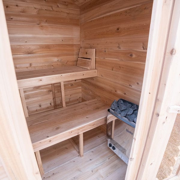 LeisureCraft CT Granby 3 Person Outdoor Sauna