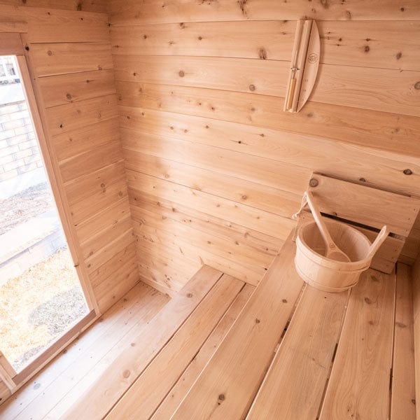 LeisureCraft CT Granby 3 Person Outdoor Sauna