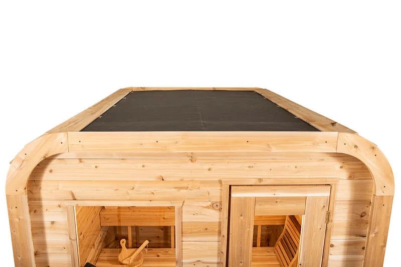 LeisureCraft CT Luna 4 Person Cube Sauna