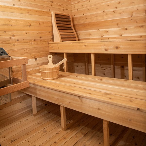 LeisureCraft CT Luna 4 Person Cube Sauna