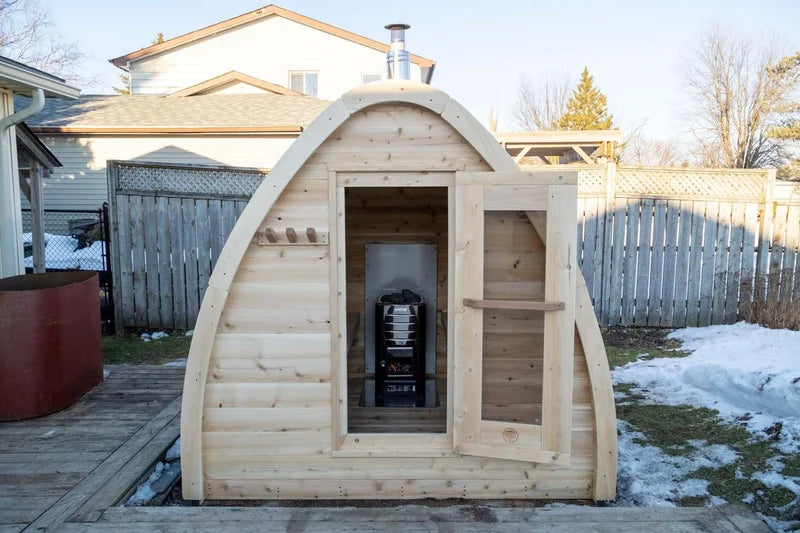 LeisureCraft CT Mini POD 4 Person Outdoor Sauna