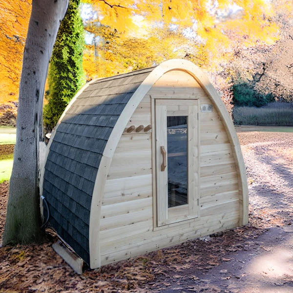 LeisureCraft CT Mini POD 4 Person Outdoor Sauna