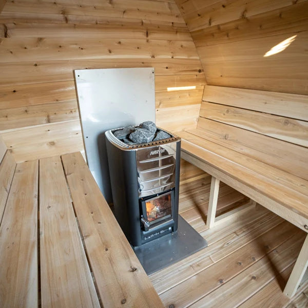 LeisureCraft CT Mini POD 4 Person Outdoor Sauna