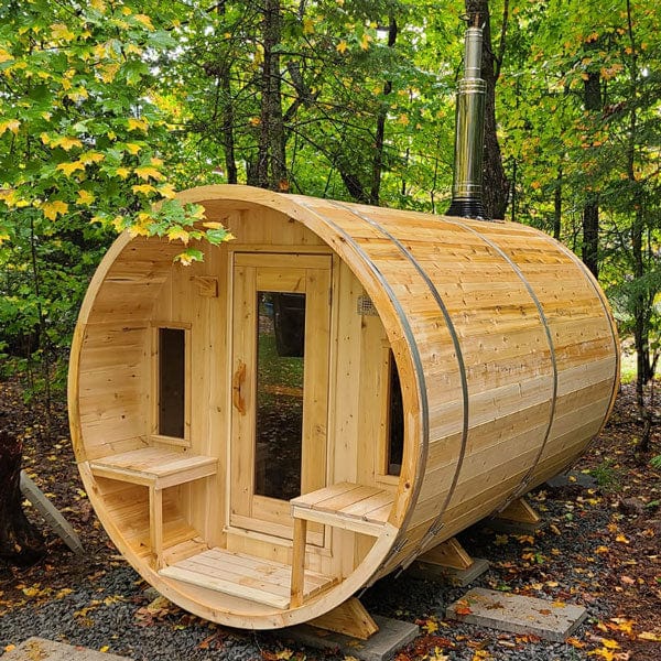 LeisureCraft CT Tranquility 6 Person Barrel Sauna