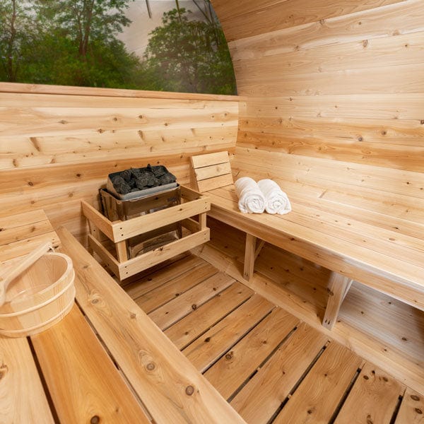 LeisureCraft Tranquility MP 6 Person Barrel Sauna
