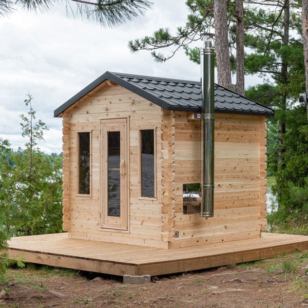 LeisureCraft CT Georgian 6 Person Outdoor Sauna
