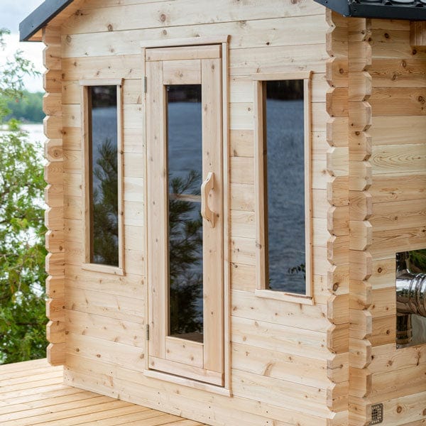 LeisureCraft CT Georgian 6 Person Outdoor Sauna