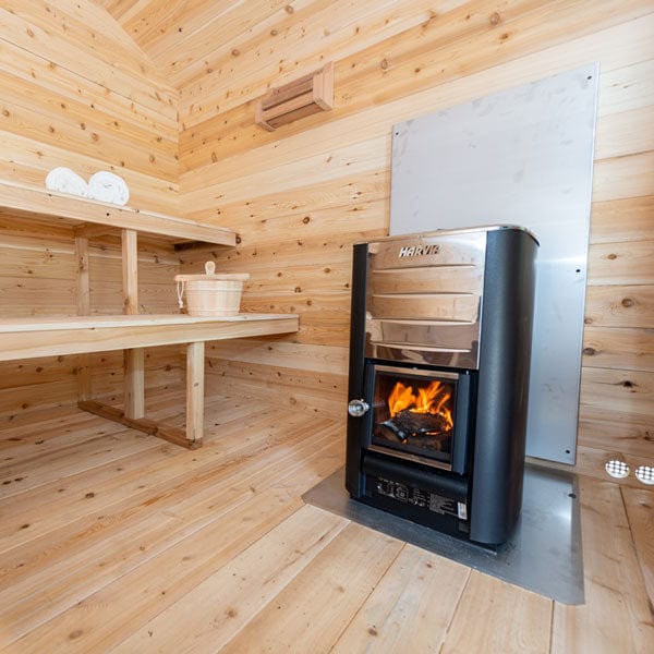 LeisureCraft CT Georgian 6 Person Outdoor Sauna