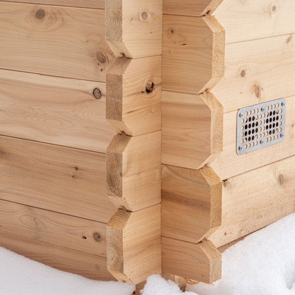 LeisureCraft CT Granby 3 Person Outdoor Sauna