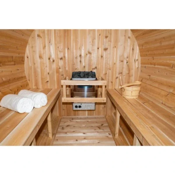 LeisureCraft CT Harmony 4 Person Barrel Sauna