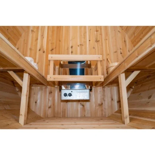 LeisureCraft CT Harmony 4 Person Barrel Sauna