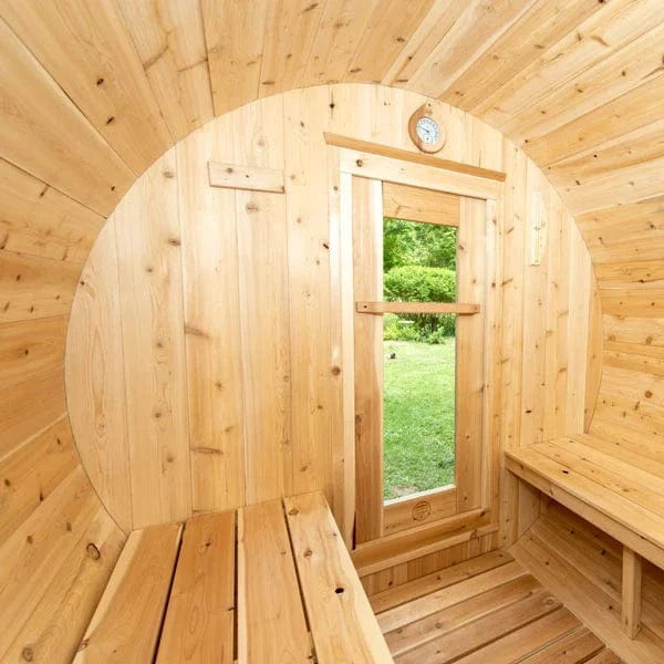 LeisureCraft CT Harmony 4 Person Barrel Sauna