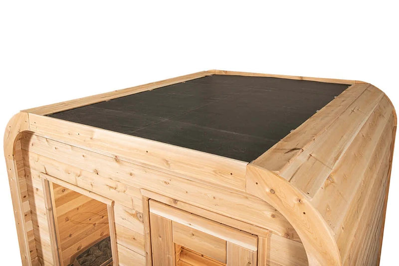 LeisureCraft CT Luna 4 Person Cube Sauna