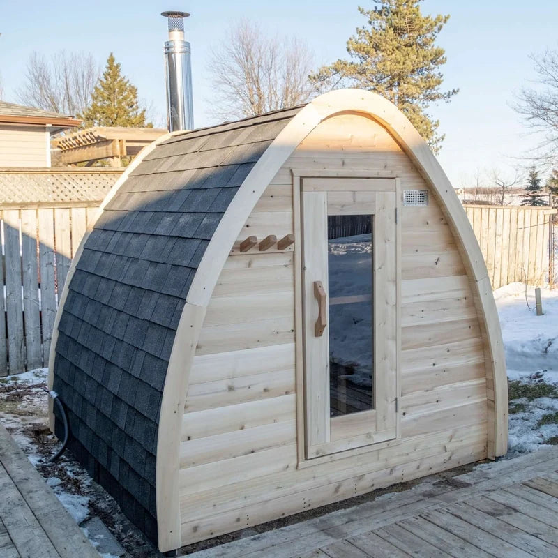 LeisureCraft CT Mini POD 4 Person Outdoor Sauna