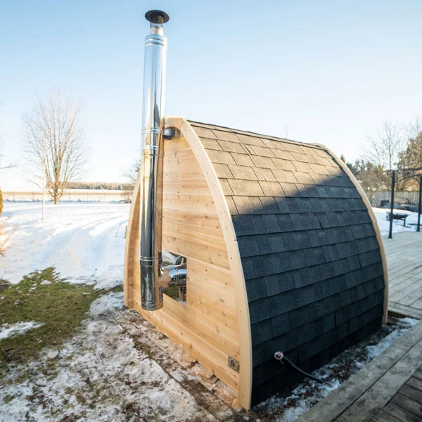 LeisureCraft CT Mini POD 4 Person Outdoor Sauna