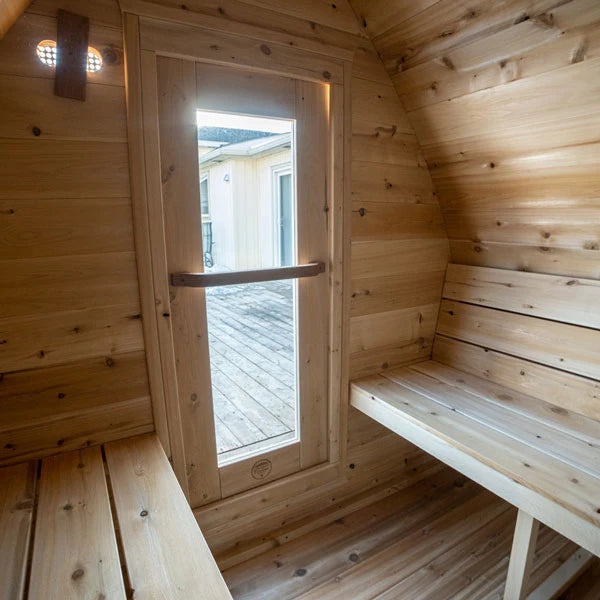 LeisureCraft CT Mini POD 4 Person Outdoor Sauna