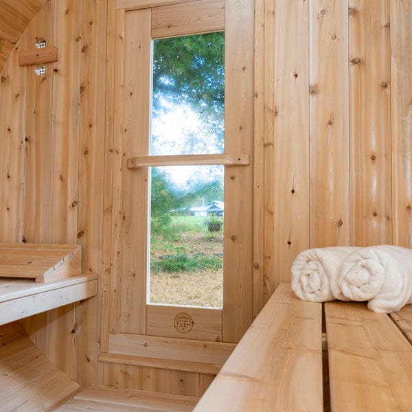 LeisureCraft CT Serenity 6 Person Barrel Sauna