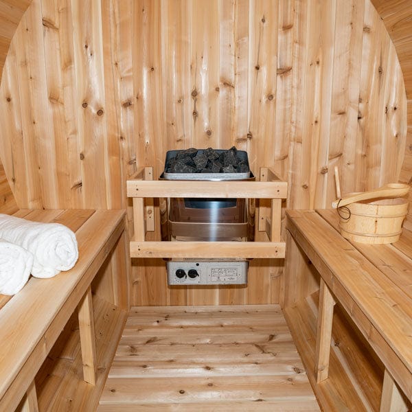 LeisureCraft CT Serenity 6 Person Barrel Sauna