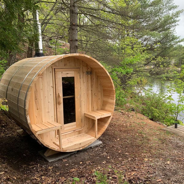 LeisureCraft CT Serenity 6 Person Barrel Sauna