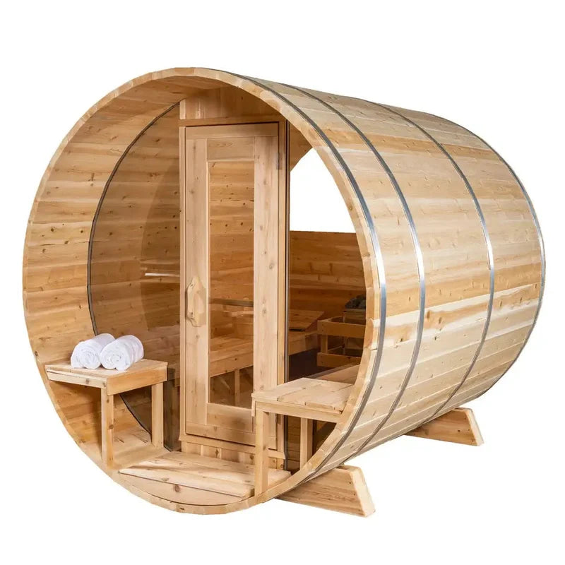 LeisureCraft CT Tranquility 6 Person Barrel Sauna