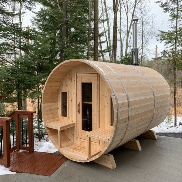 LeisureCraft CT Tranquility 6 Person Barrel Sauna