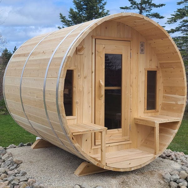LeisureCraft CT Tranquility 6 Person Barrel Sauna